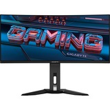 GIGABYTE MO34WQC, Gaming-Monitor 86.8 cm (34 Zoll), schwarz, WQHD, Curved, QD-OLED, USB-C, 175Hz Panel