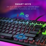 Roccat Vulcan II Max, Gaming-Tastatur schwarz, DE-Layout, TITAN II Optical Red