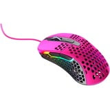 CHERRY Xtrfy M4, Gaming-Maus pink/schwarz