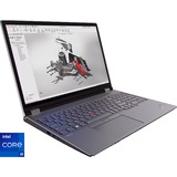 Lenovo ThinkPad P16 G2 (21FA000AGE), Notebook grau/schwarz, Windows 11 Pro 64-Bit, 40.6 cm (16 Zoll) & 165 Hz Display, 1 TB SSD