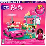 Mattel MEGA Barbie Cabrio & Eisstand, Konstruktionsspielzeug 