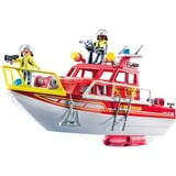 PLAYMOBIL 71598 Action Heroes Feuerlöschboot, Konstruktionsspielzeug 