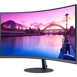 SAMSUNG S39C S27C390EAU, LED-Monitor 68 cm (27 Zoll), schwarz, FullHD, AMD Free-Sync, Curved