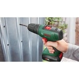 Bosch Akku-Bohrschrauber EasyDrill 18V-40 grün/schwarz, 2x Li-Ionen Akku 2,0Ah, Koffer, POWER FOR ALL ALLIANCE