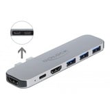 DeLOCK Dockingstation für MacBook grau, Dual HDMI, Power Delivery