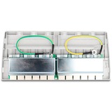 DeLOCK Mini Desktop Patchpanel 12 Port Cat.6a grau