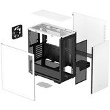 DeepCool CH510, Tower-Gehäuse weiß, Tempered Glass