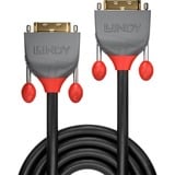 Lindy DVI-D Dual-Link Kabel, Anthra Line schwarz/grau, 7,5 Meter