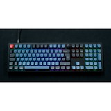 Keychron V6, Gaming-Tastatur schwarz/blaugrau, DE-Layout, Keychron K Pro Red, Hot-Swap, RGB