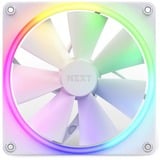 NZXT F140 RGB Single 140x140x26, Gehäuselüfter weiß, Einzellüfter, ohne Controller, 140 mm