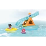 PLAYMOBIL 71687 Junior Aqua: Badeinsel mit Wasserrutsche, Konstruktionsspielzeug 