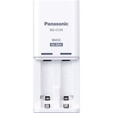 Panasonic Ladegerät eneloop Compact Charger BQ-CC50 weiß, inkl. 2x Mignon AA 1,2V