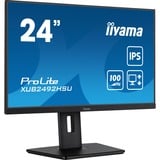 iiyama ProLite XUB2492HSU-B6, LED-Monitor 60.5 cm (23.8 Zoll), schwarz (matt), FullHD, AMD Free-Sync, IPS, 100Hz Panel