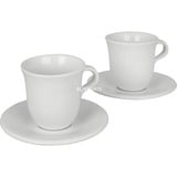 DeLonghi Cappuccino Tassen (2er-Set) weiß