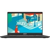 MSI Modern 14 C12MO-1066, Notebook schwarz, Windows 11 Home 64-Bit, 35.6 cm (14 Zoll) & 60 Hz Display, 512 GB SSD