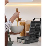 ProfiCook Waffelautomat PC-WA 1241, Waffeleisen schwarz/edelstahl, 1.200 Watt