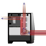 Xilence Xilent Blast, Tower-Gehäuse schwarz, Tempered Glass