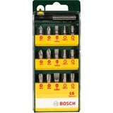 Bosch Bit-Set, 16-teilig, Bit-Satz grün