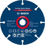 Bosch EXPERT Carbide MultiWheel Trennscheibe, Ø 76mm Bohrung 10mm, für Mini-Winkelschleifer