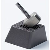 Keychron Hammer Aluminum Alloy Artisan Keycap, Tastenkappe schwarz/silber