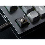 Keychron Hammer Aluminum Alloy Artisan Keycap, Tastenkappe schwarz/silber