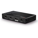 Lindy 2 Port HDMI Splitter 18G schwarz, HDR HDCP 2.2