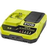 Ryobi 18 V ONE+ Akku-Schnellladegerät RC18180 grün/grau, Ladestrom 8,0A