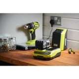 Ryobi 18 V ONE+ Akku-Schnellladegerät RC18180 grün/grau, Ladestrom 8,0A