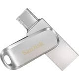 SanDisk Ultra Dual Drive Luxe 512 GB, USB-Stick silber, USB-A 3.2 Gen 1, USB-C 3.2 Gen 1