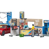 bruder bworld Tankstelle mit Waschplatz, Spielfigur 