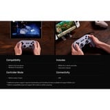 8BitDo Pro 2 Wired PS, Gamepad grau