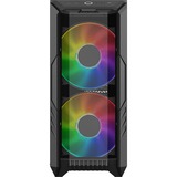 Cooler Master HAF 500 Black, Tower-Gehäuse schwarz, Tempered Glass