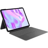 Logitech Combo Touch, Tastatur graphit, DE-Layout, Scherenmechanik, für iPad Pro 13" (M4)