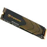 Transcend 250S 4 TB, SSD schwarz/gold, PCIe 4.0 x4, NVMe, M.2 2280