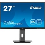 iiyama ProLite XUB2797QSU-B2, LED-Monitor 68.5 cm (27 Zoll), schwarz (matt), QHD, IPS, USB-Hub, Adaptive Sync, 100Hz Panel