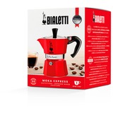 Bialetti Moka Express, Espressomaschine rot, 1 Tasse