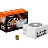 GIGABYTE GP-UD850GM PG5W 850W, PC-Netzteil weiß, 1x 12VHPWR, 3x PCIe, Kabel-Management, 850 Watt