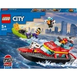 LEGO 60373 City Feuerwehrboot, Konstruktionsspielzeug 