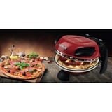 G3 Ferrari Delizia Pizzaofen G10006 rot, 1.200 Watt, für Pizza Ø 31cm