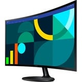 SAMSUNG Essential S3 S24D364GAU, LED-Monitor 59 cm (24 Zoll), schwarz, FullHD, VA, 100 Hz, Curved, 100Hz Panel