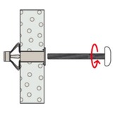 fischer Profizange HM Z 1 rot/schwarz, für Hohlraum-Metalldübel HM