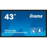 iiyama ProLite TF4339AS-B1AG, Public Display schwarz (matt), UltraHD/4K, IPS, Touchscreen