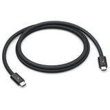 Apple Thunderbolt 4 Pro Kabel schwarz, 1 Meter, gesleevt