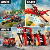 LEGO 60412 City Feuerwehrgeländewagen mit Rettungsboot, Konstruktionsspielzeug 