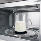 Bialetti Cappuccinatore aus Glas, Milchaufschäumer schwarz/transparent