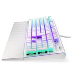 ENDORFY Omnis Pudding Onyx White, Gaming-Tastatur weiß, DE-Layout, Kailh RGB Red