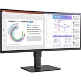 LG 34BQ77QB-B, LED-Monitor 86.7 cm (34 Zoll), schwarz, WQHD, IPS, Curved, DisplayPort, HDMI USB-C, LAN