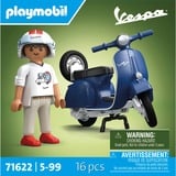 PLAYMOBIL 71622 1969 Vespa 150 Sprint Veloce, blau, Konstruktionsspielzeug 