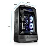 Thermaltake FTW Elite Tower 300, Gaming-PC schwarz/transparent, Windows 11 Home 64-Bit