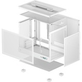 DeepCool CH160 , Tower-Gehäuse weiß, Tempered Glass